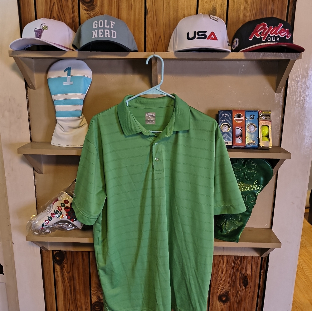 Callaway Vibrant Green Polo Shirt